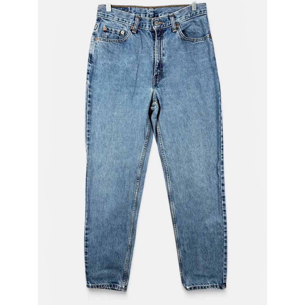 Vintage Levi's 512 Slim Jeans Womens 10 29x30 Blue High Rise Tapered Denim‎